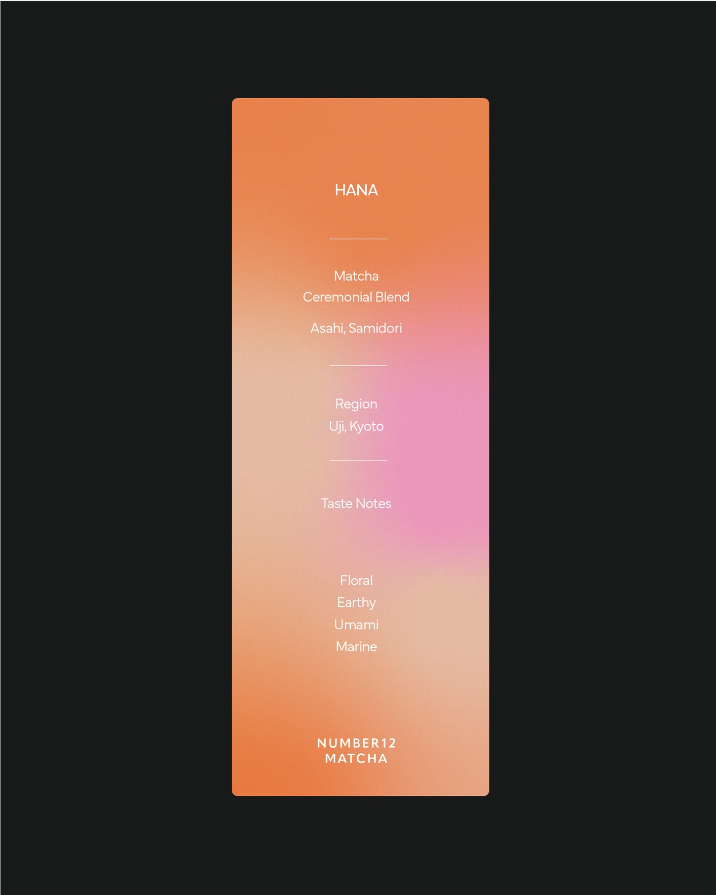 HANA CEREMONIAL GRADE BLENDED MATCHA 30g